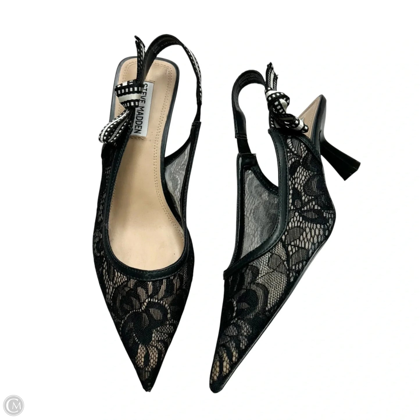 Shoes Heels Kitten By Steve Madden In Black, Size: 8.5