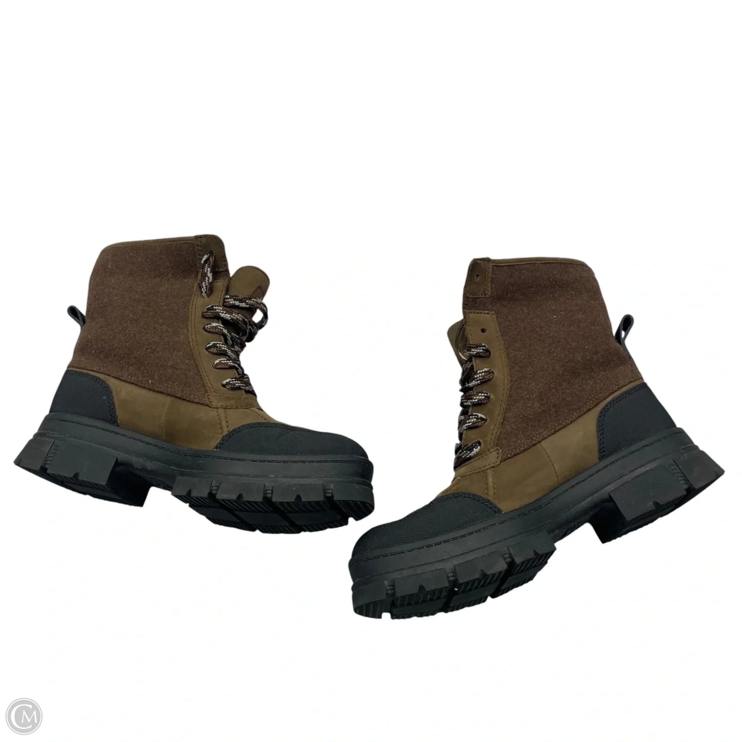 Boots Designer By Ugg In Brown, Size: 8.5