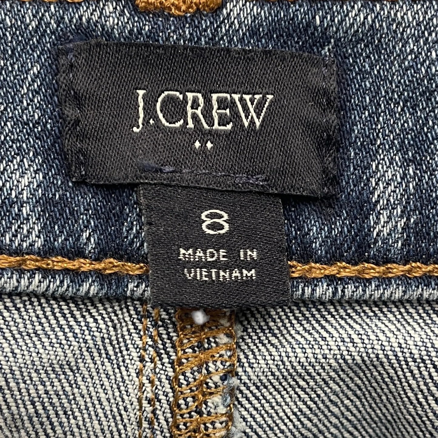 Skirt Midi By J. Crew In Blue Denim, Size: 8