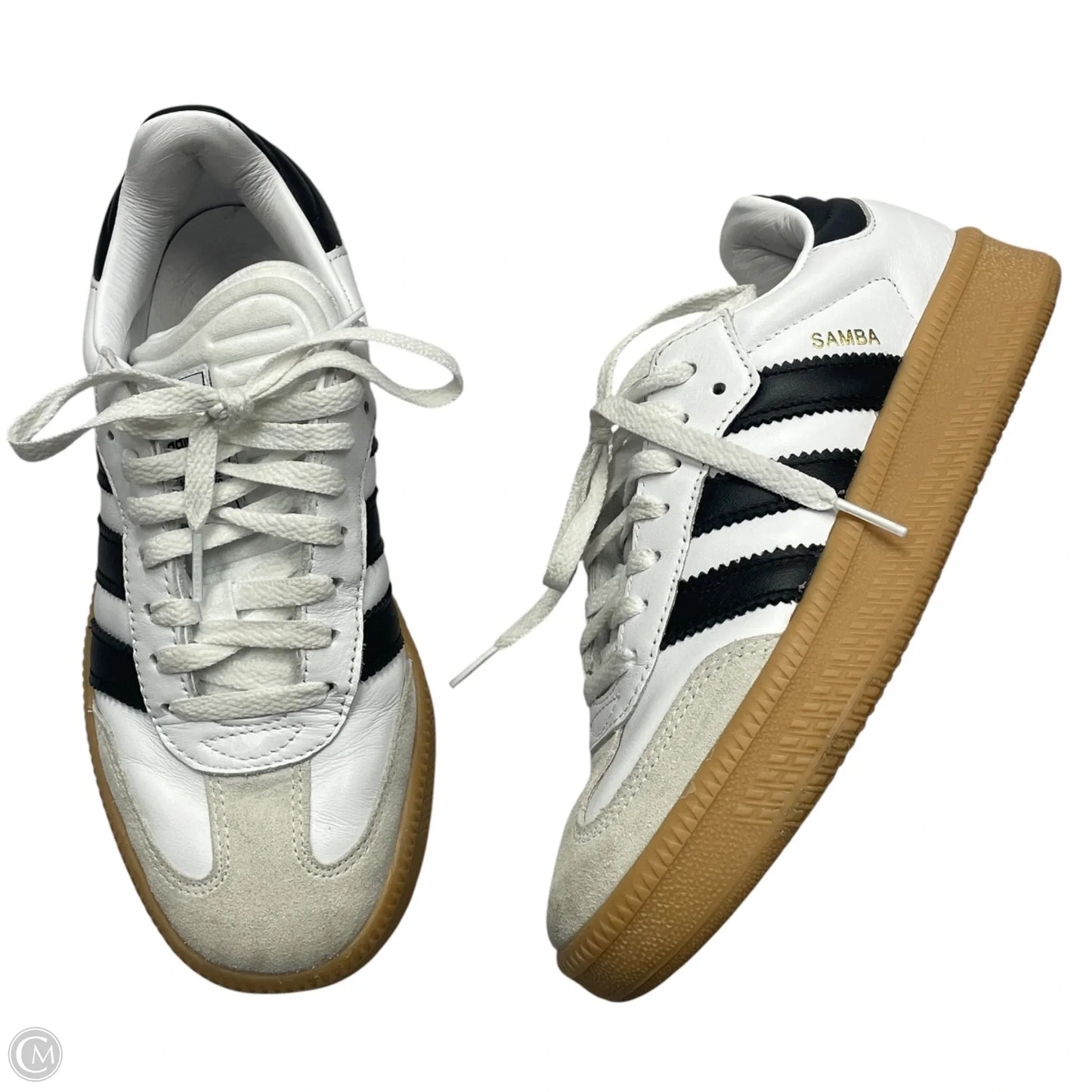 Shoes Athletic By Adidas In Black & White, Size: 8.5