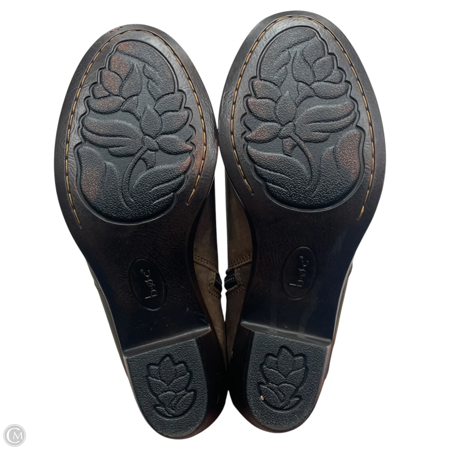 Boots Ankle Heels By Boc In Brown, Size: 7
