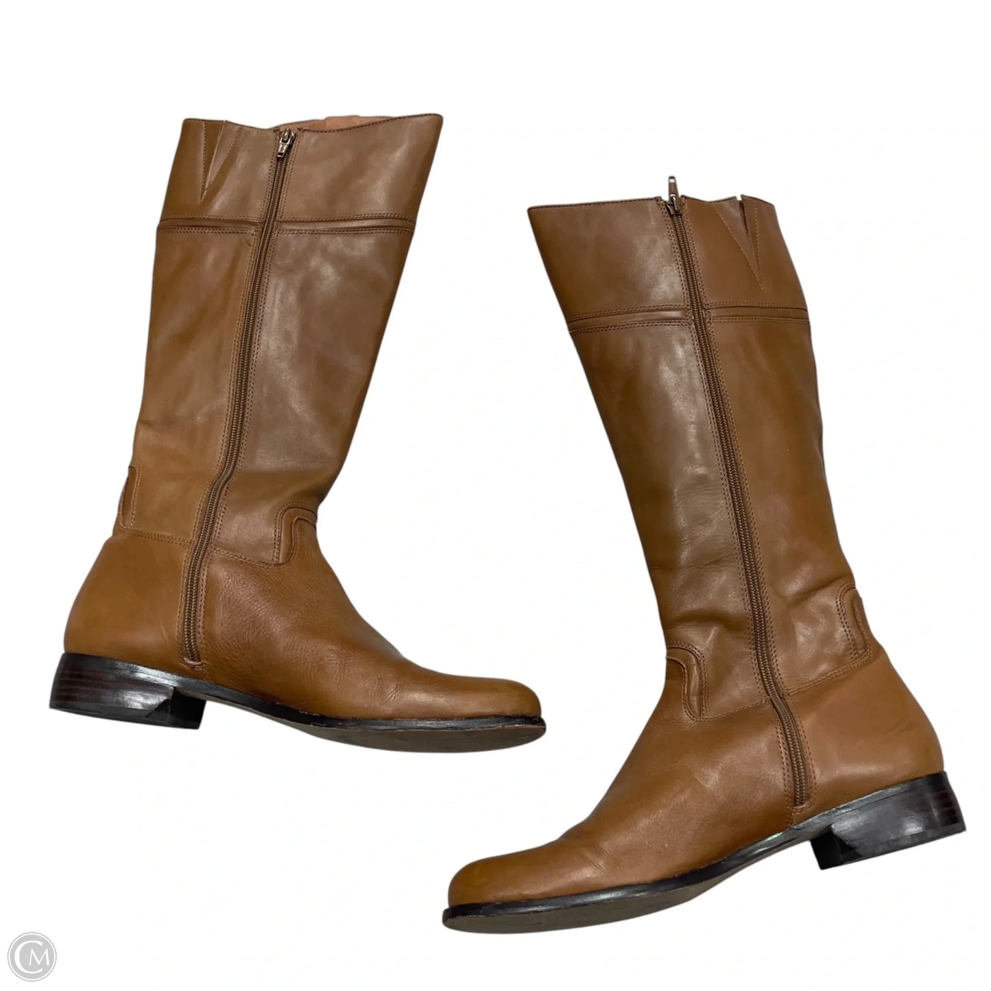 Boots Leather By Corso Como In Brown, Size: 11