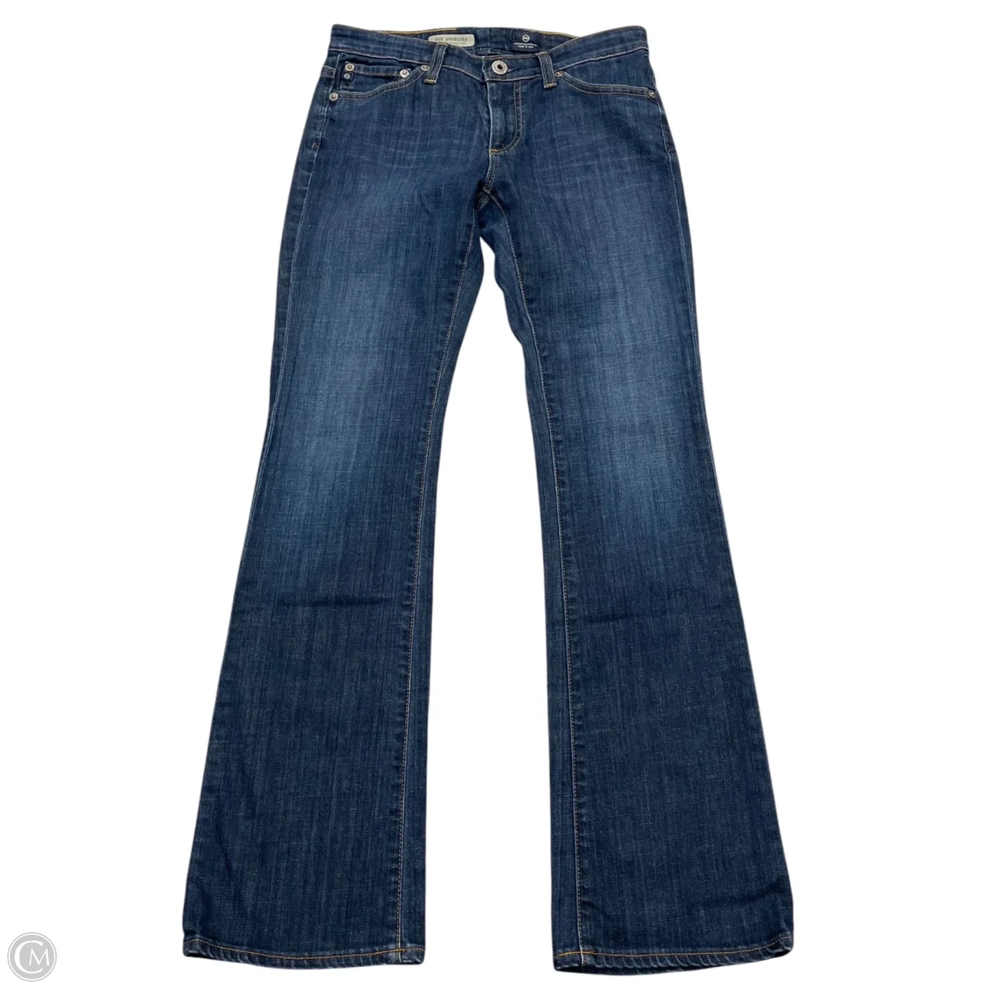 Jeans Boot Cut By Adriano Goldschmied In Blue Denim, Size: 2