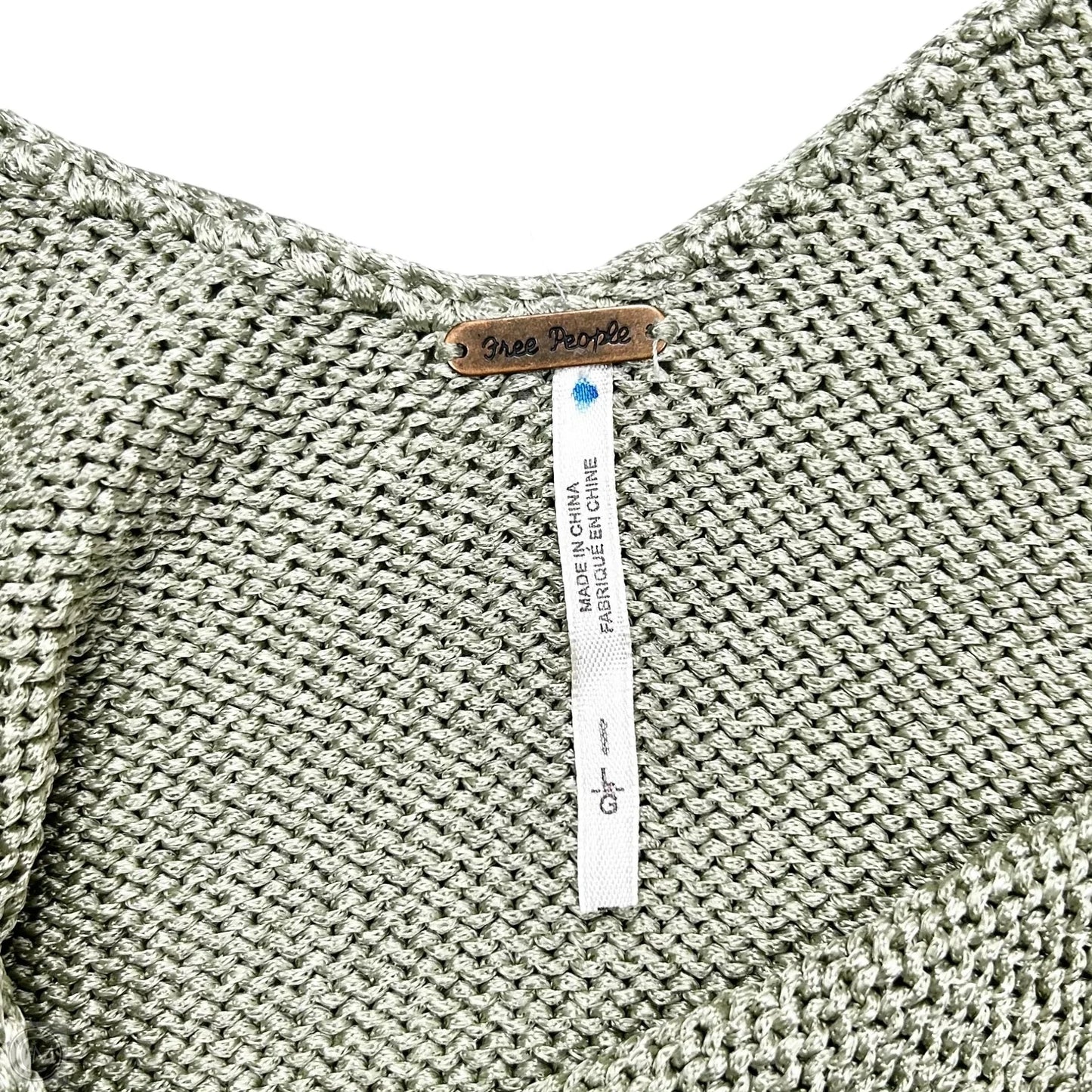 Sweater By Free People In Green, Size: L