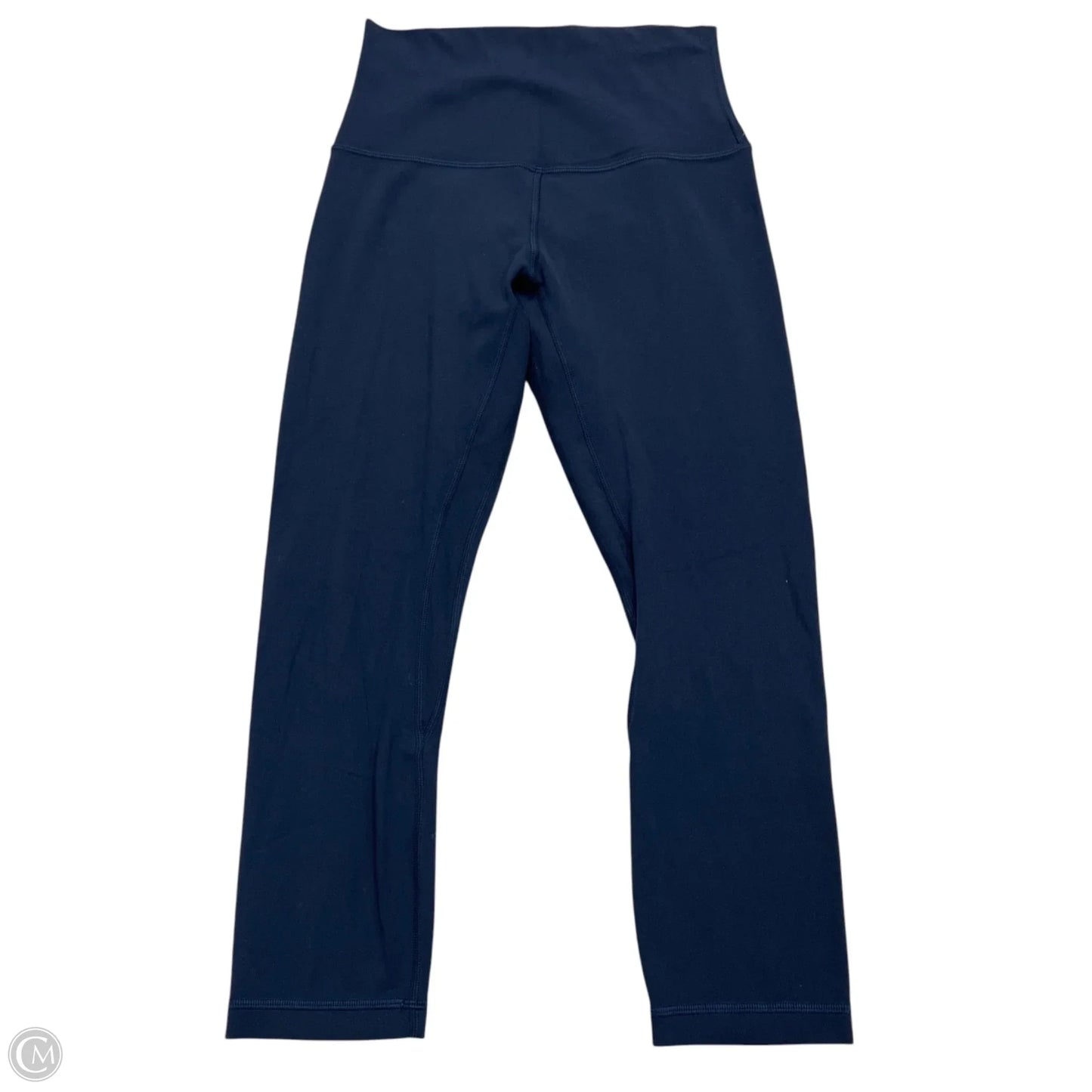 Athletic Leggings Capris By Lululemon In Navy, Size: S