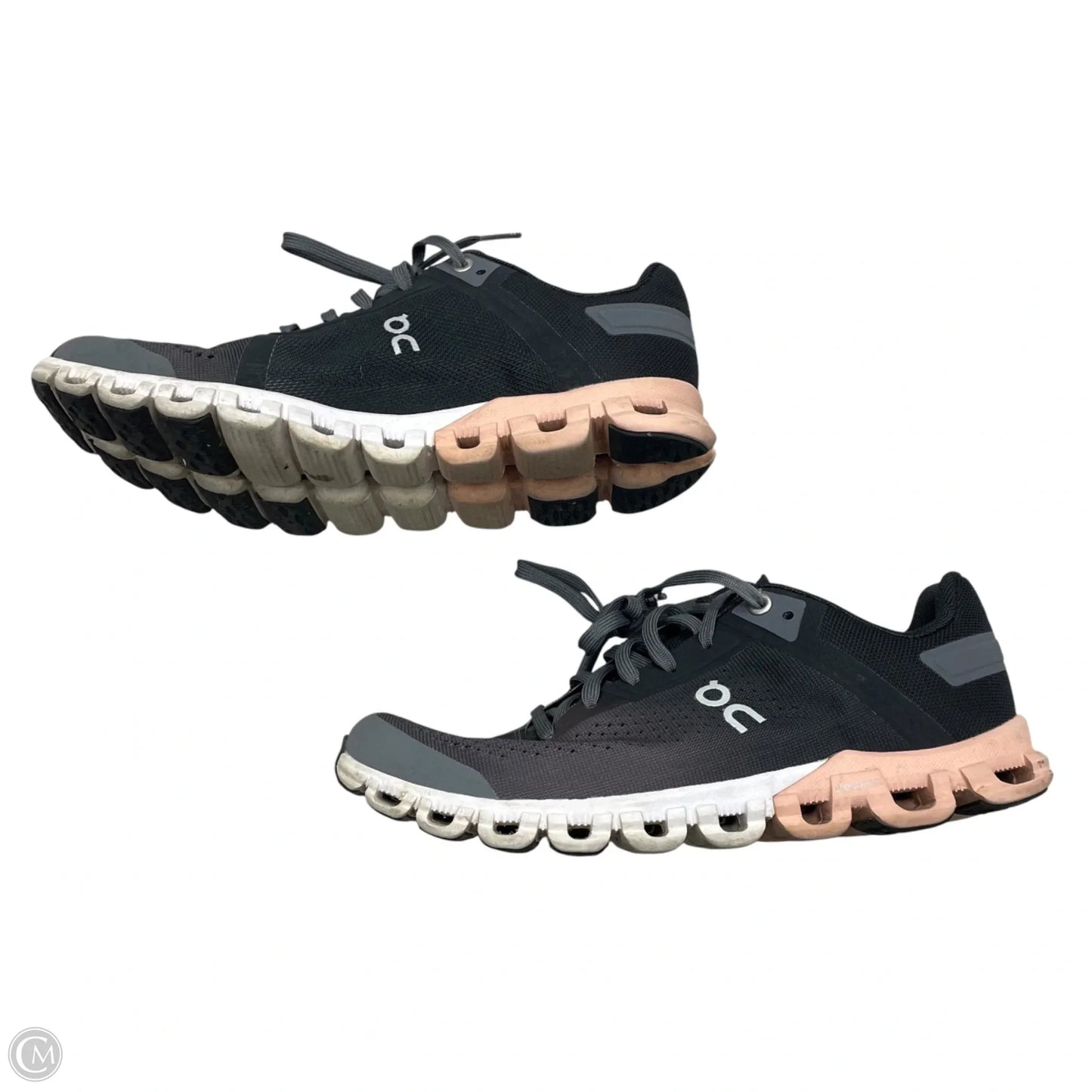 Shoes Athletic By On Cloud In Grey & Pink, Size: 7