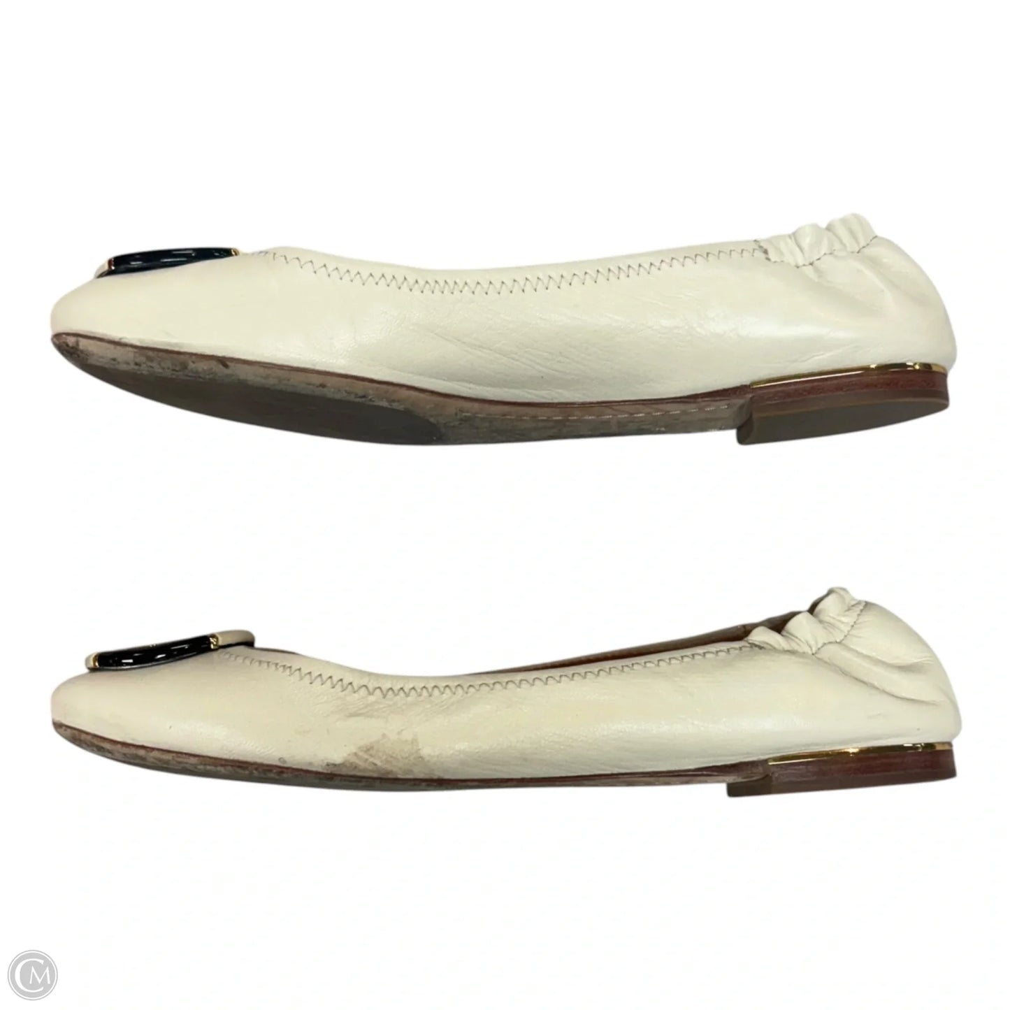 Shoes Designer By Tory Burch In Ivory, Size: 7
