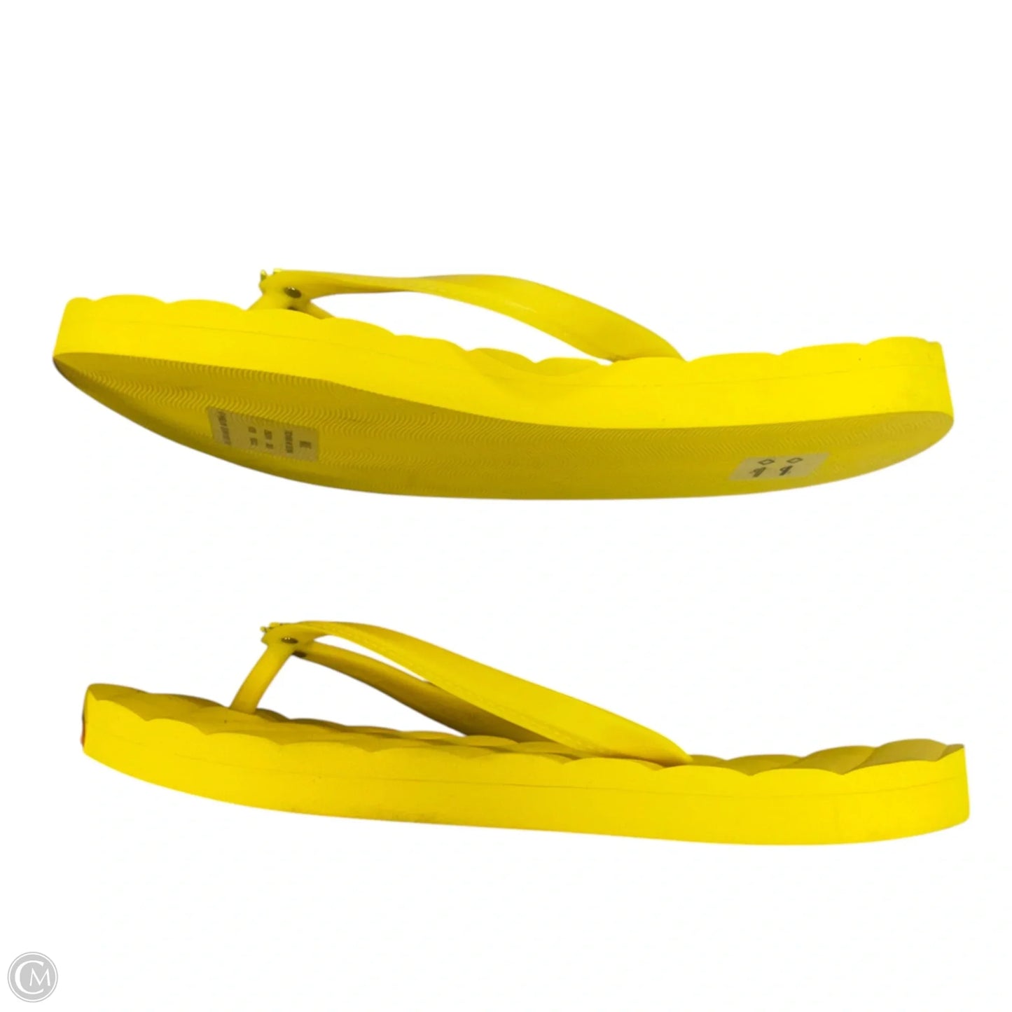 Sandals Designer By Tory Burch In Yellow, Size: 7