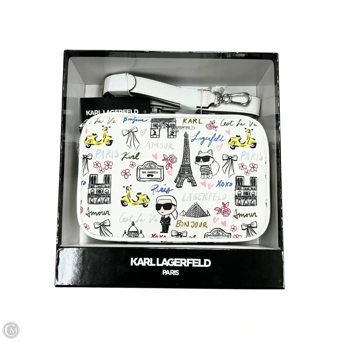Crossbody Designer By Karl Lagerfeld, Size: Small