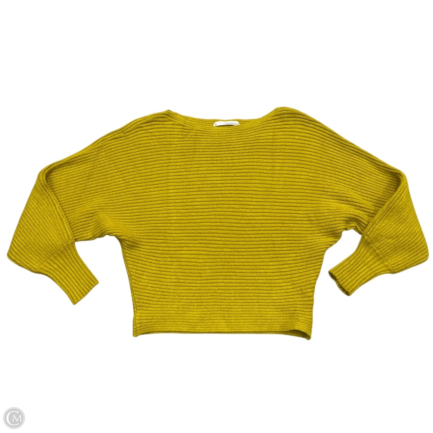 Sweater By Anthropologie In Chartreuse, Size: Xs