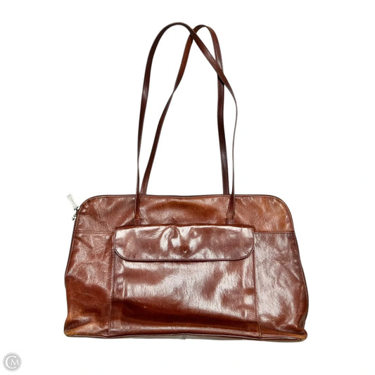 Handbag Leather By Hobo Intl, Size: Large