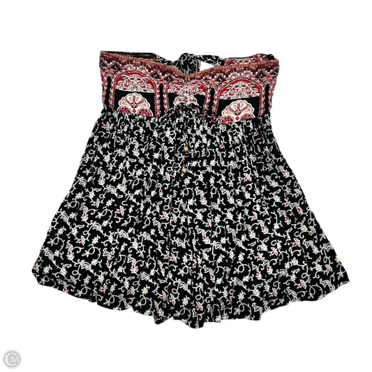 Romper By Free People In Black & White, Size: L