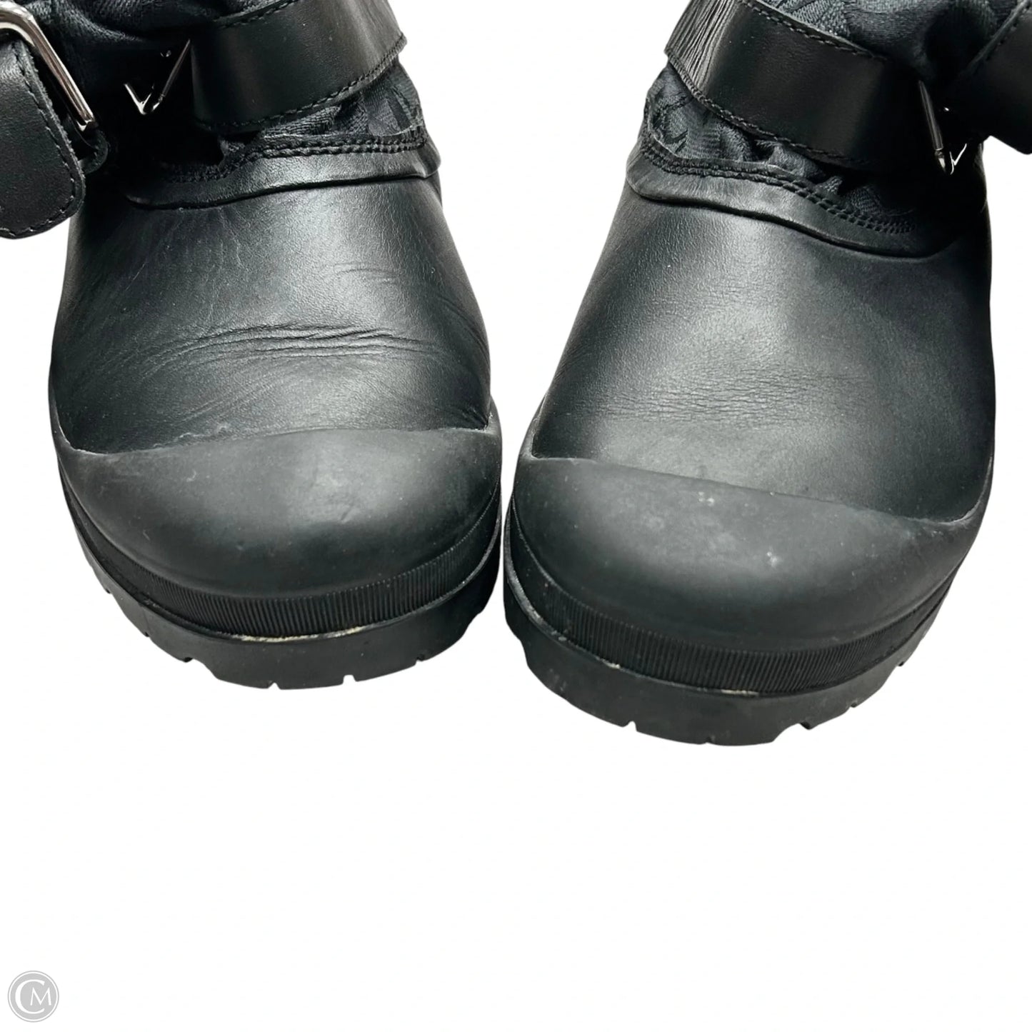 Boots Designer By Coach In Black, Size: 9.5