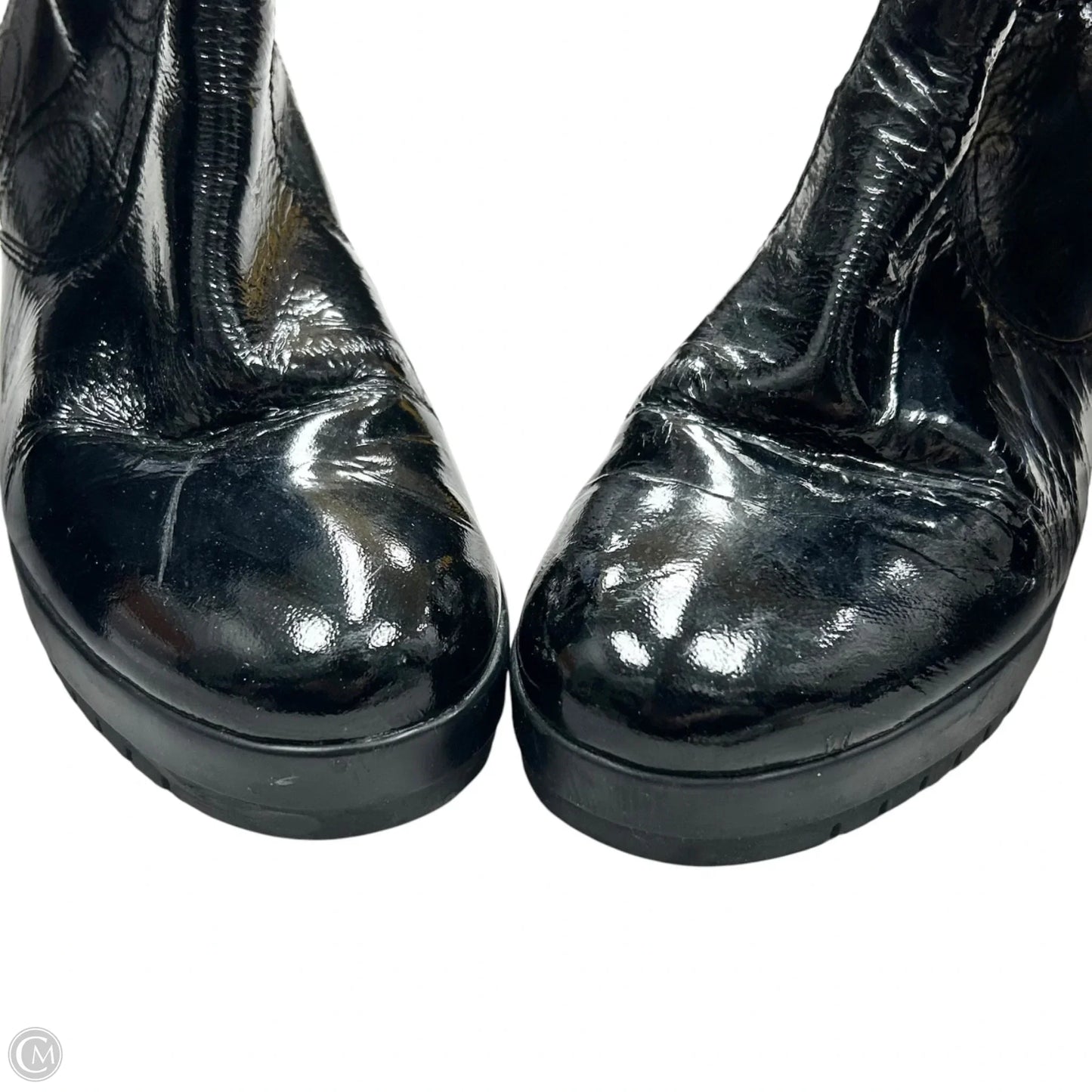 Boots Designer By Coach In Black, Size: 10