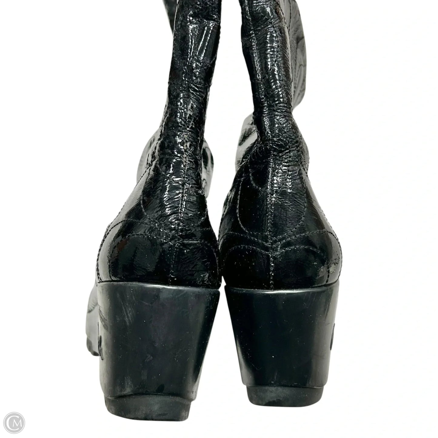 Boots Designer By Coach In Black, Size: 10