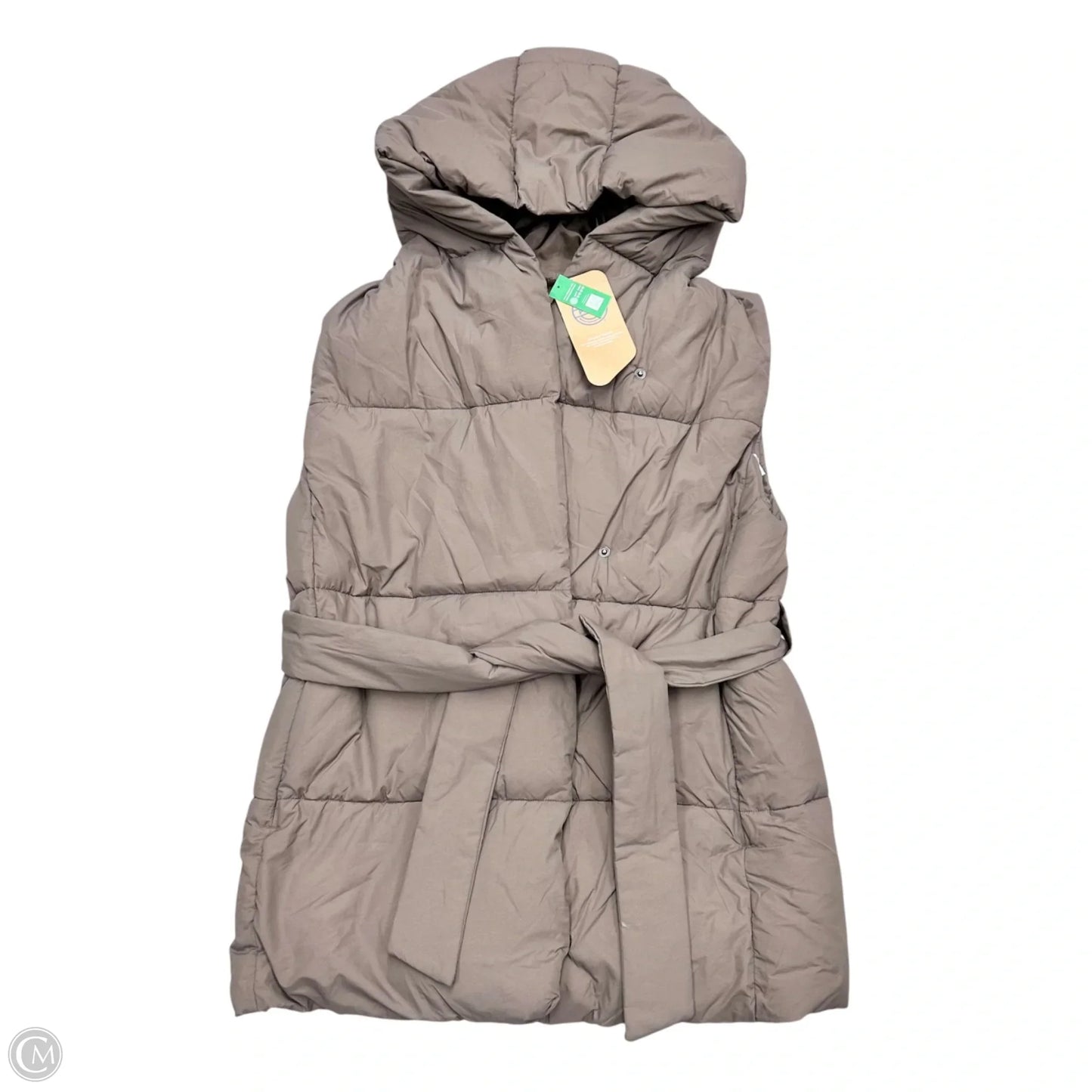 Vest Puffer & Quilted By Gap In Taupe, Size: M
