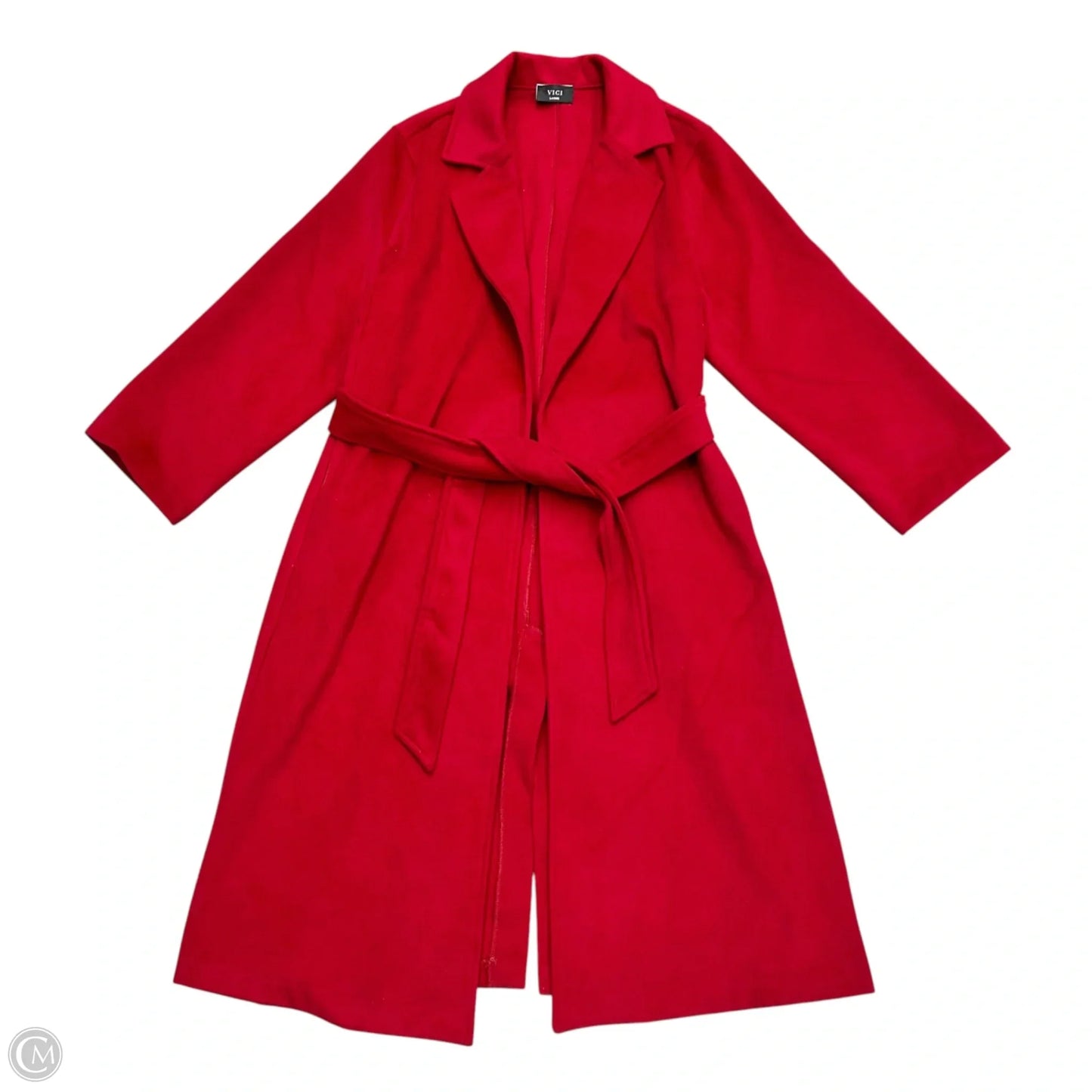 Coat Peacoat By Vici In Red, Size: L