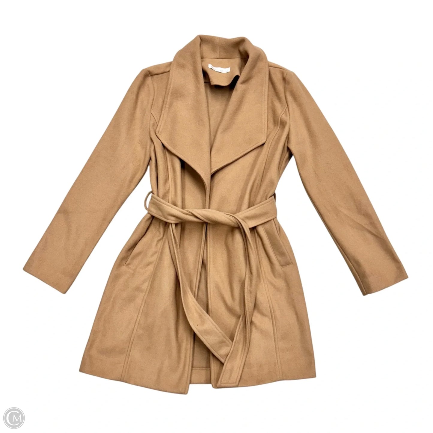 Coat Peacoat By Be Cool In Brown, Size: M