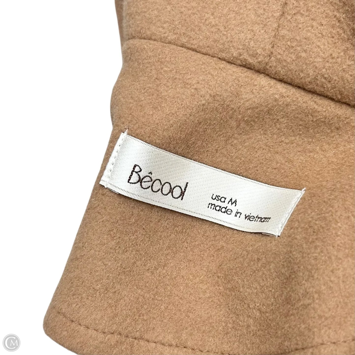 Coat Peacoat By Be Cool In Brown, Size: M