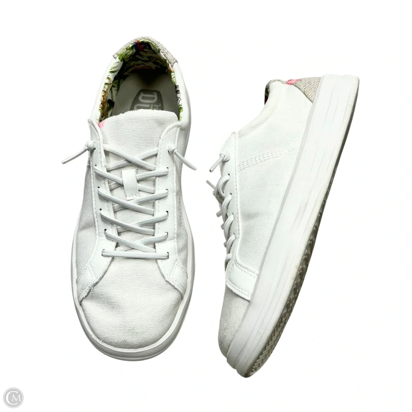 Shoes Sneakers By Hey Dude In White, Size: 8