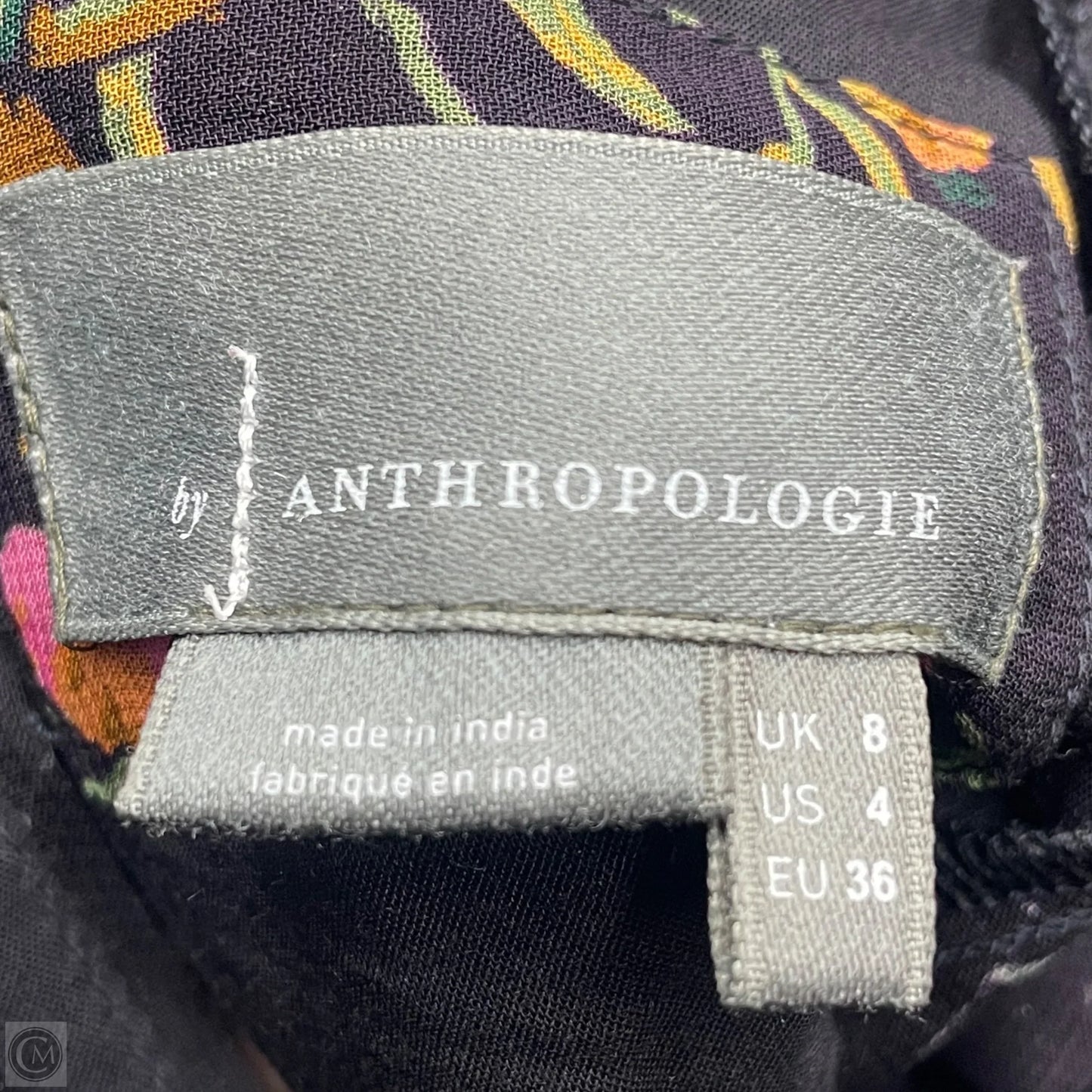 Dress Party Short By Anthropologie In Black & Pink, Size: S