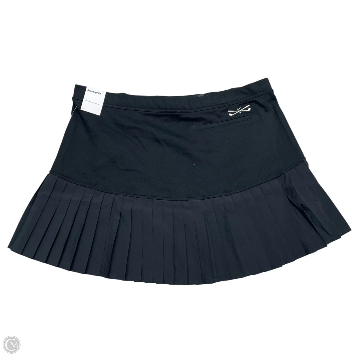 Athletic Skort By Nike Apparel In Black, Size: 2x