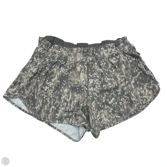 Athletic Shorts By Lululemon In Cream & Green, Size: 2x