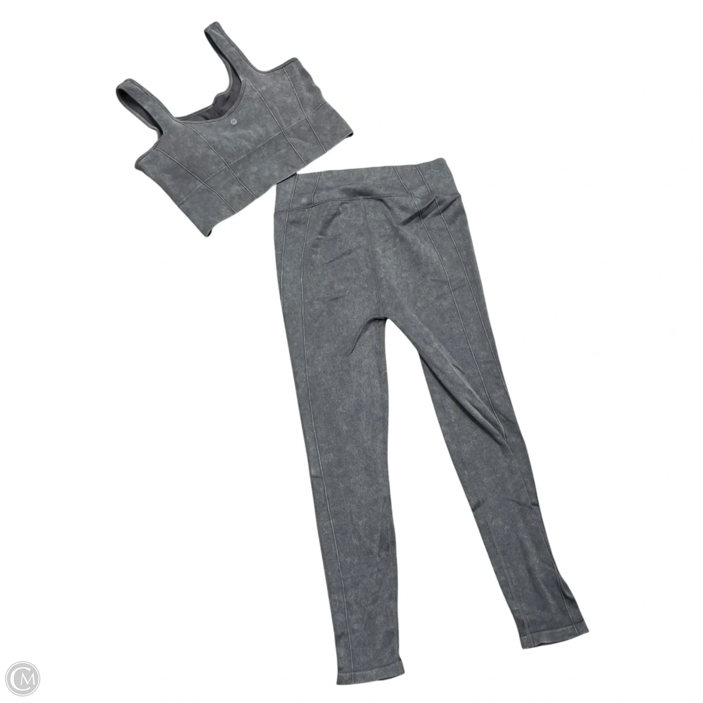 Athletic Pants 2pc By Harmony Balance In Grey, Size: L