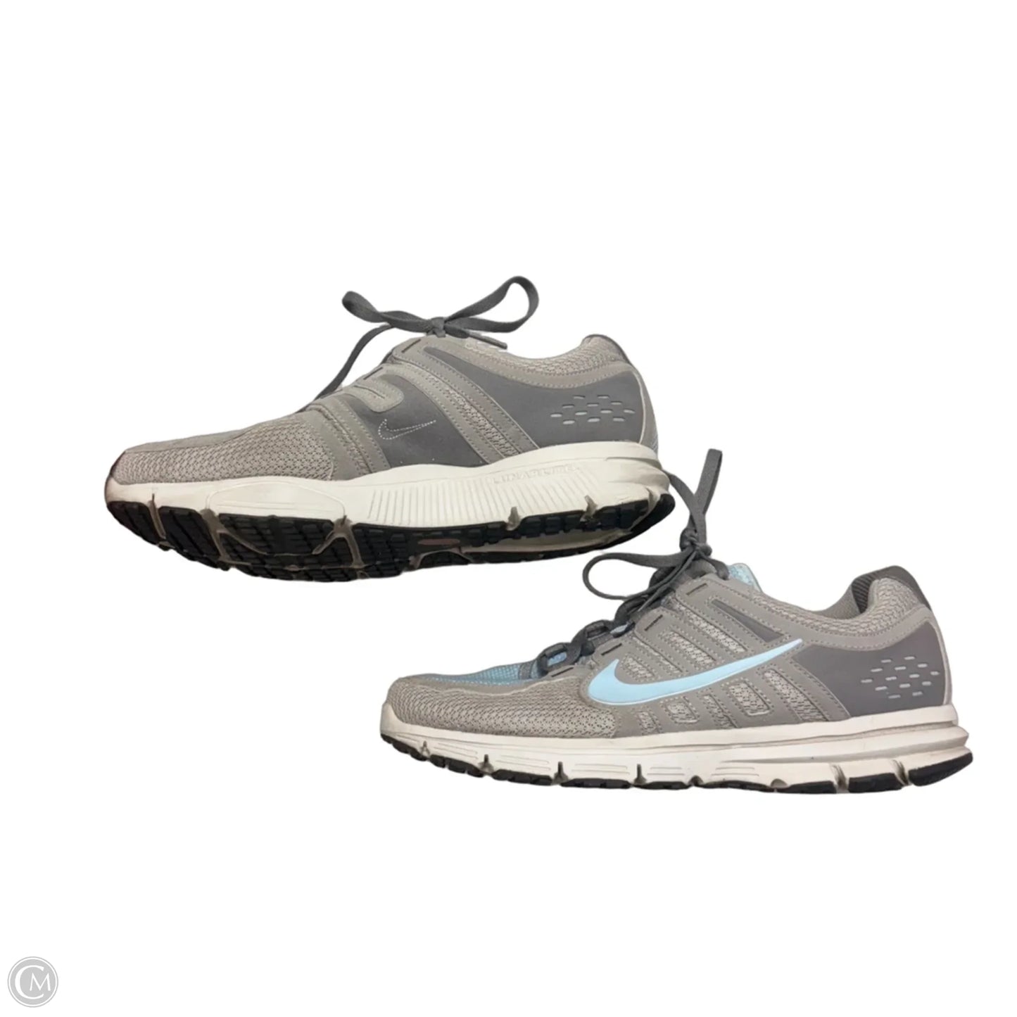 Shoes Athletic By Nike In Blue & Grey, Size: 8