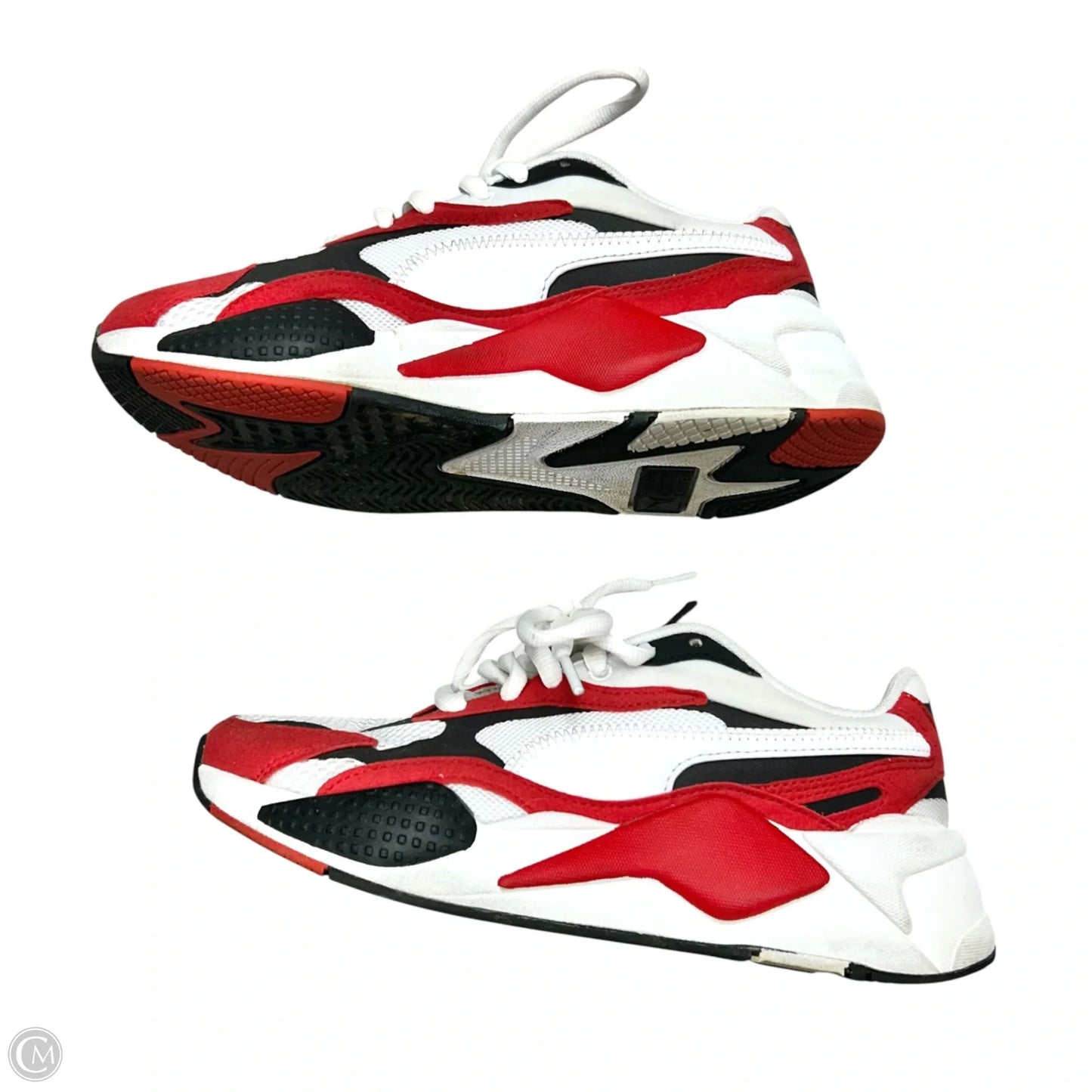 Shoes Athletic By Puma In Red & White, Size: 7.5