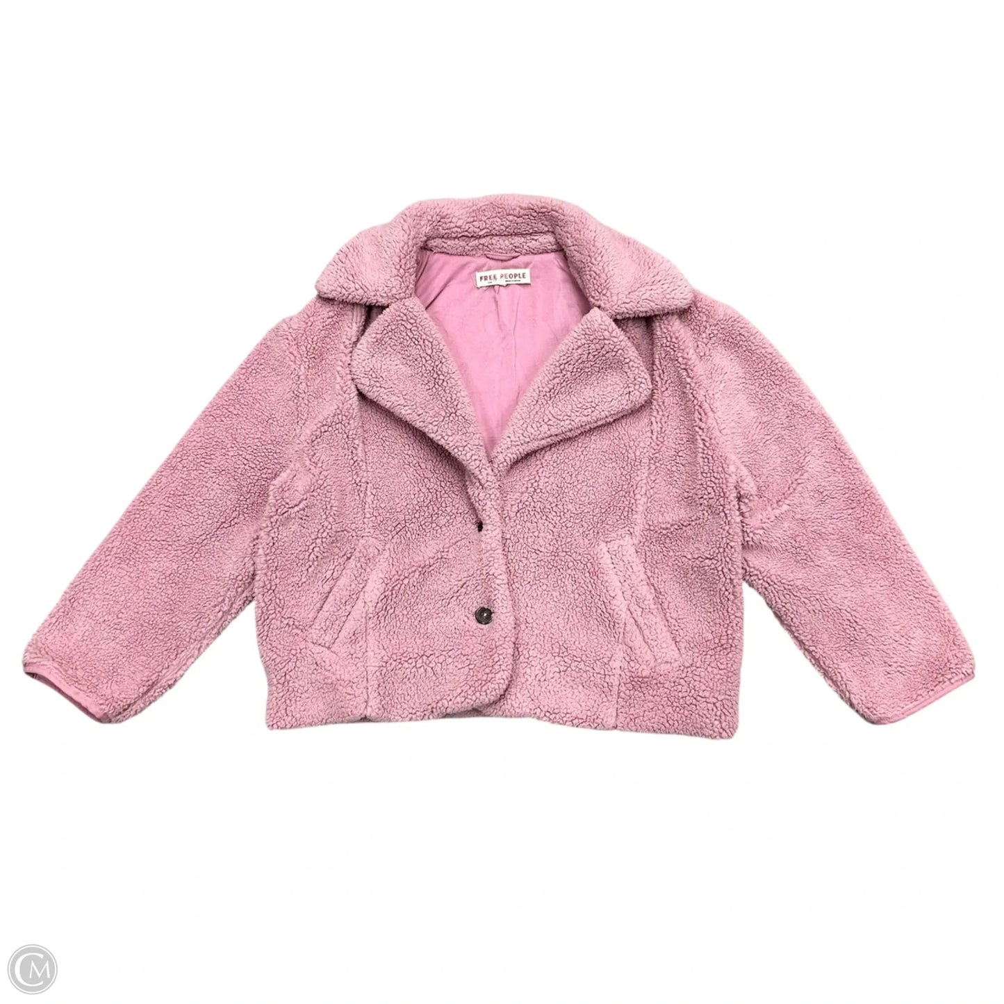 Coat Faux Fur & Sherpa By Free People In Pink, Size: L