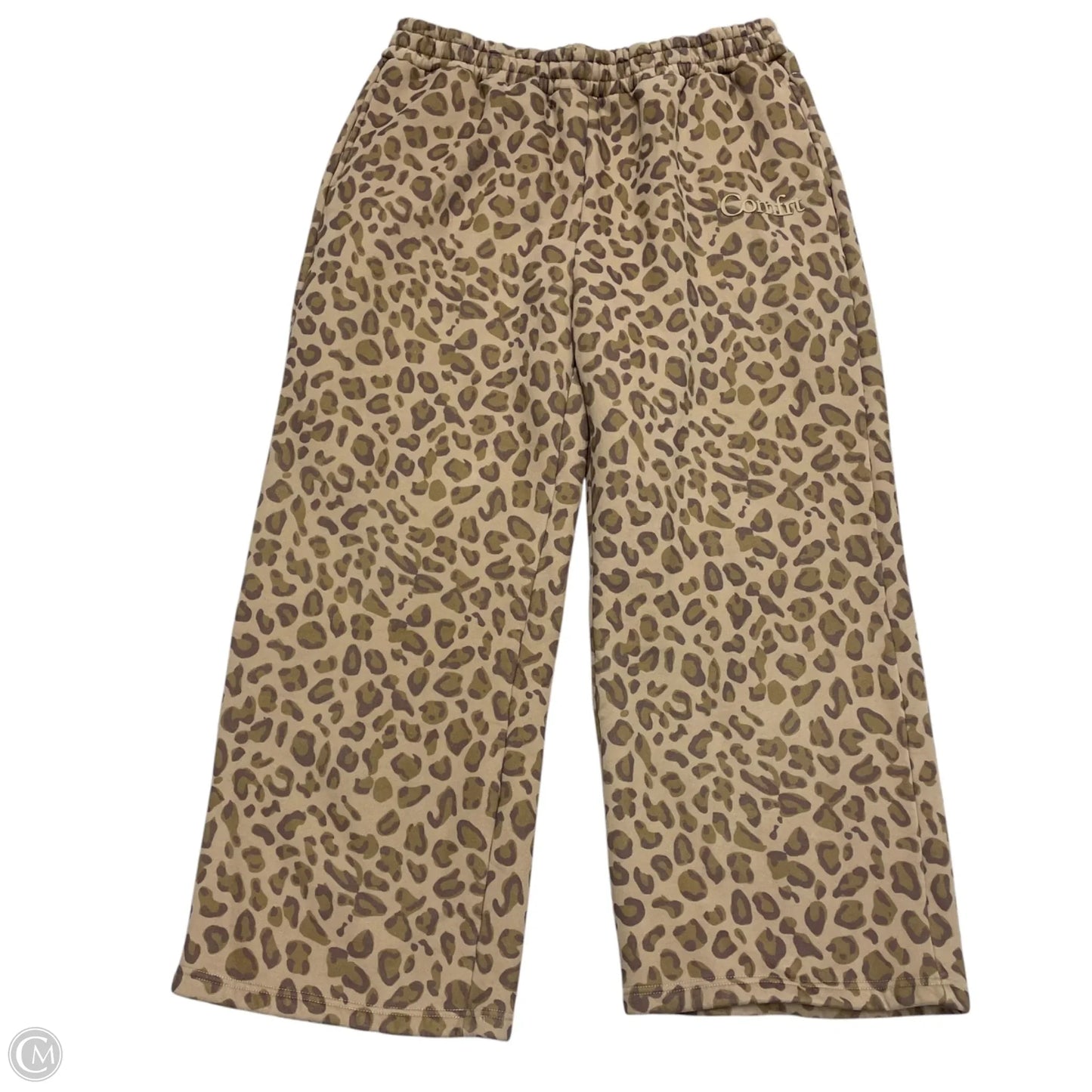 Pants Lounge By Comfrt In Leopard Print, Size: 2x