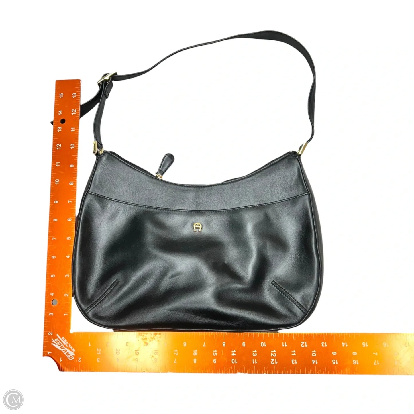 Handbag Leather By Etienne Aigner, Size: Medium