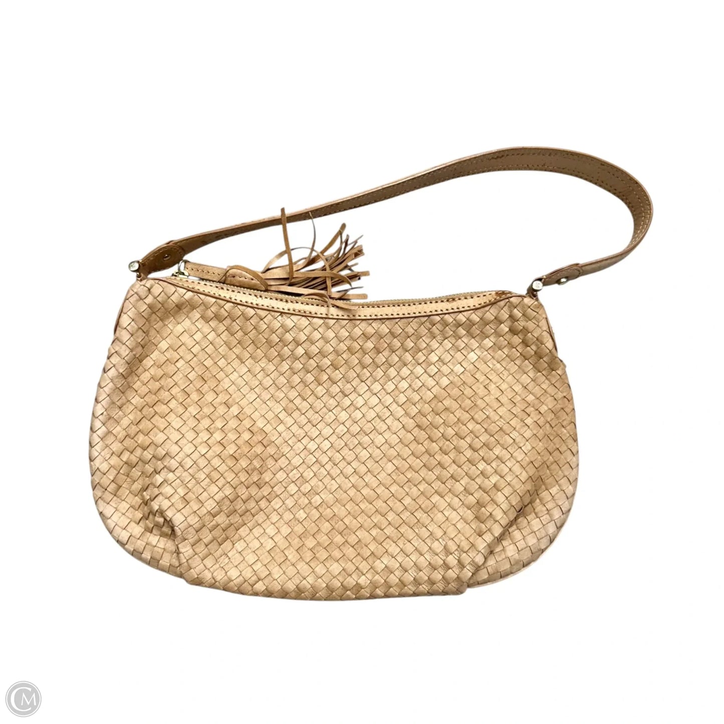Handbag Leather By Liz Claiborne, Size: Medium