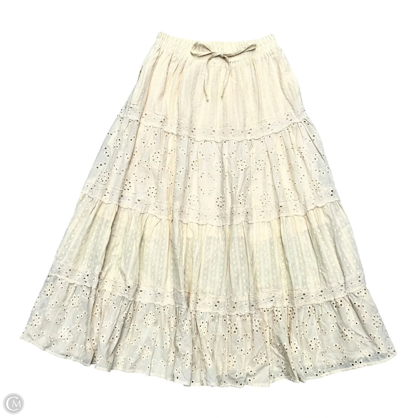 Skirt Maxi By &merci In Cream, Size: S
