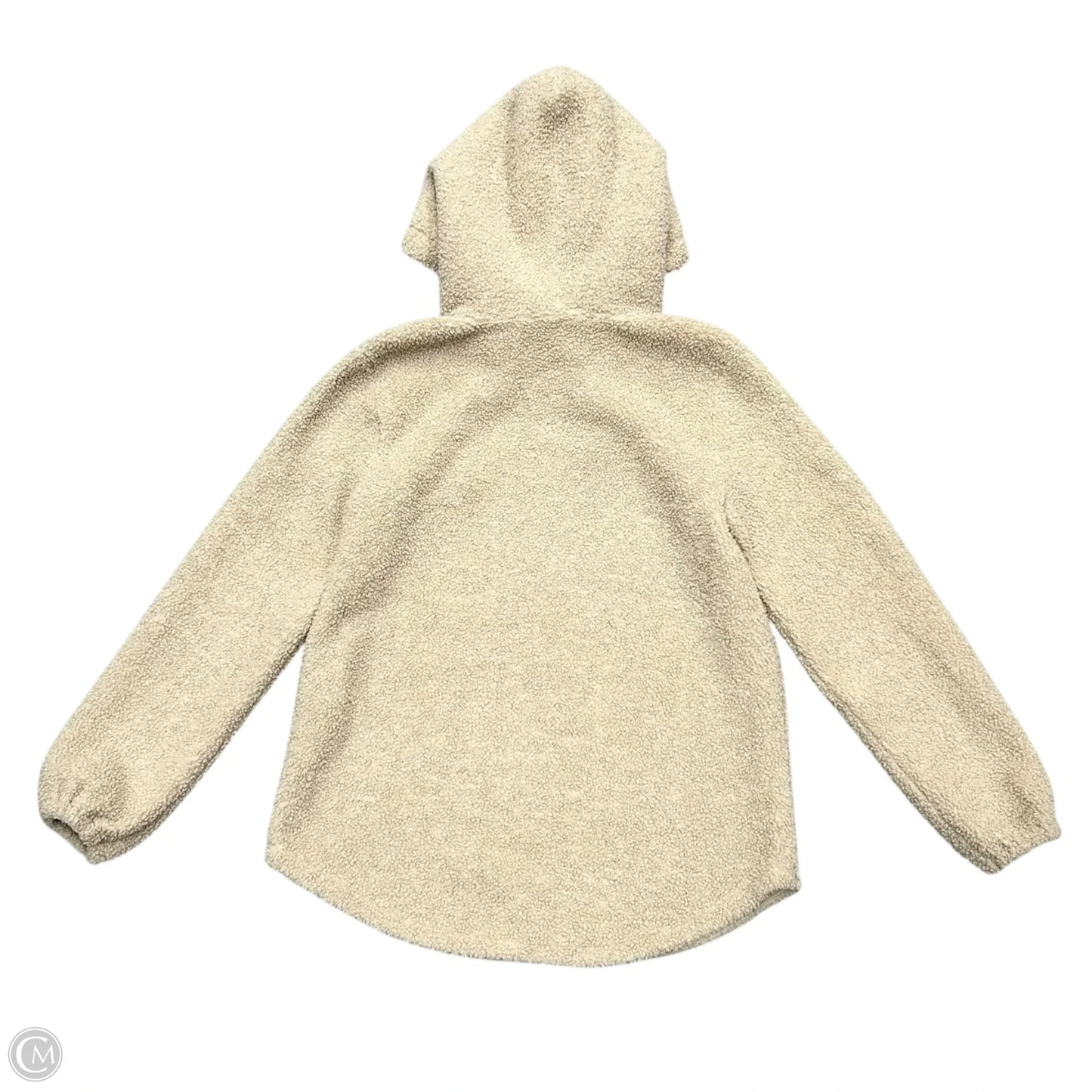 Jacket Faux Fur & Sherpa By Loft In Tan, Size: M
