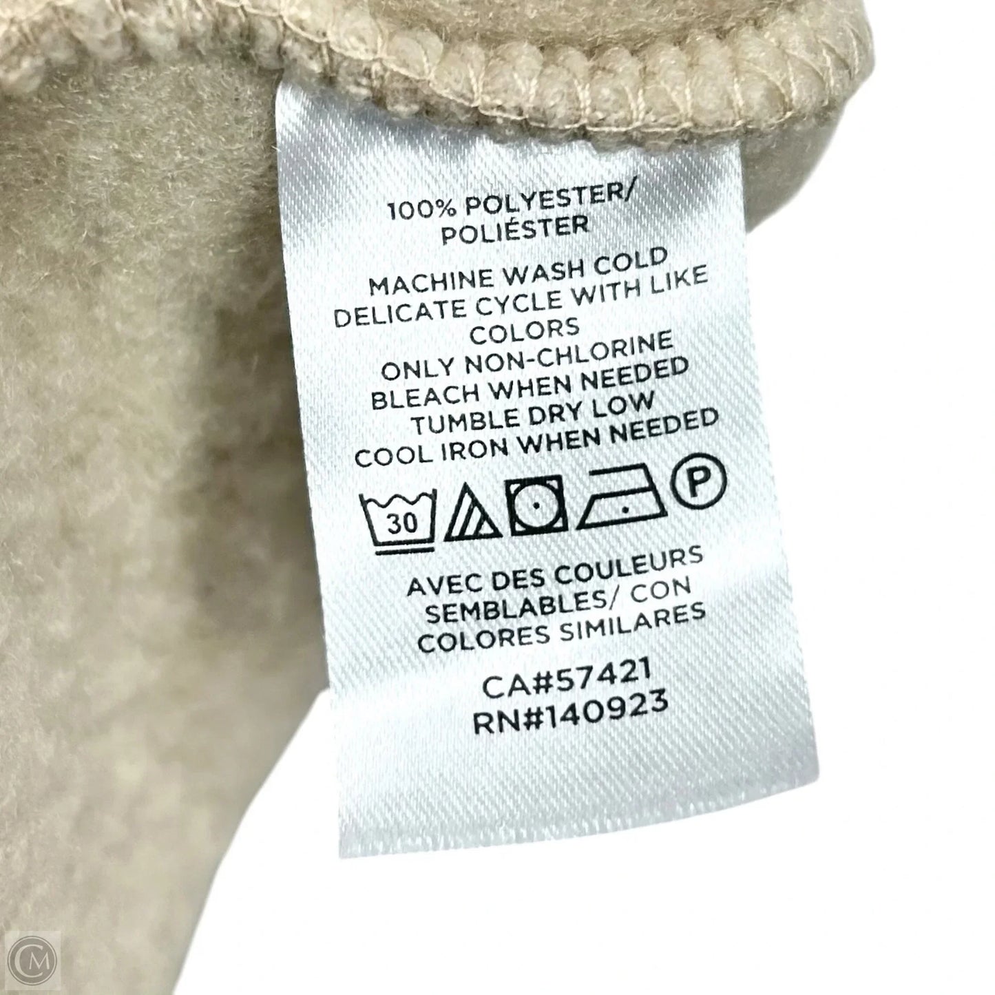 Jacket Faux Fur & Sherpa By Loft In Tan, Size: M