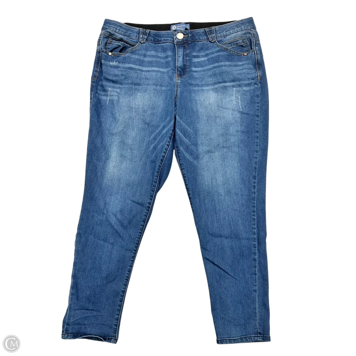 Jeans Skinny By Democracy In Blue Denim, Size: 20