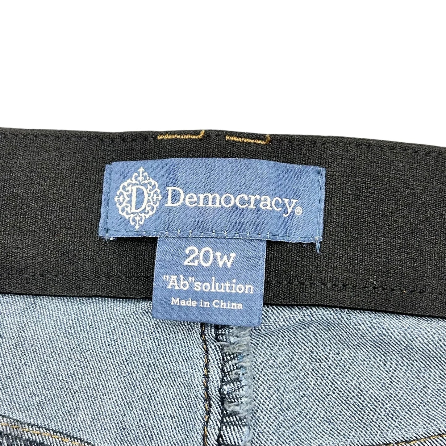Jeans Skinny By Democracy In Blue Denim, Size: 20