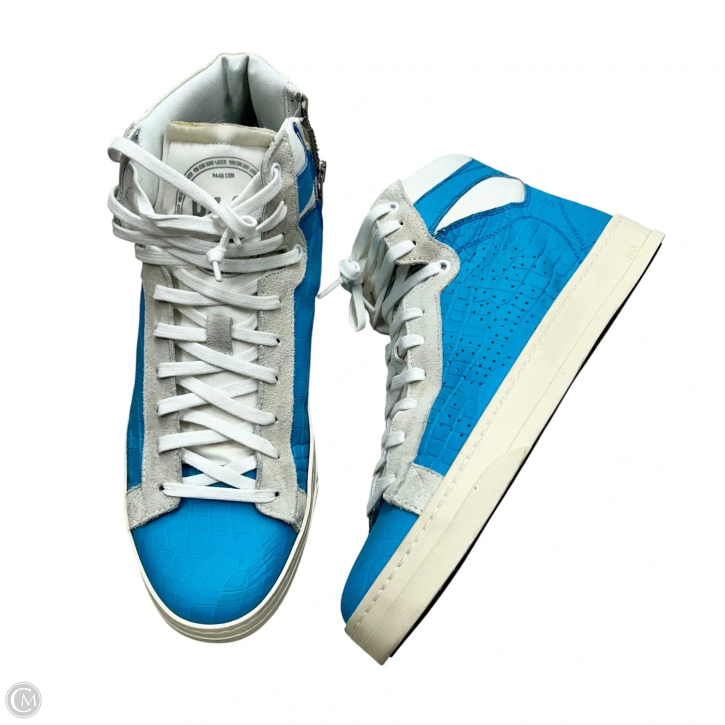 Shoes Sneakers By P448 In Blue & White, Size: 11.5