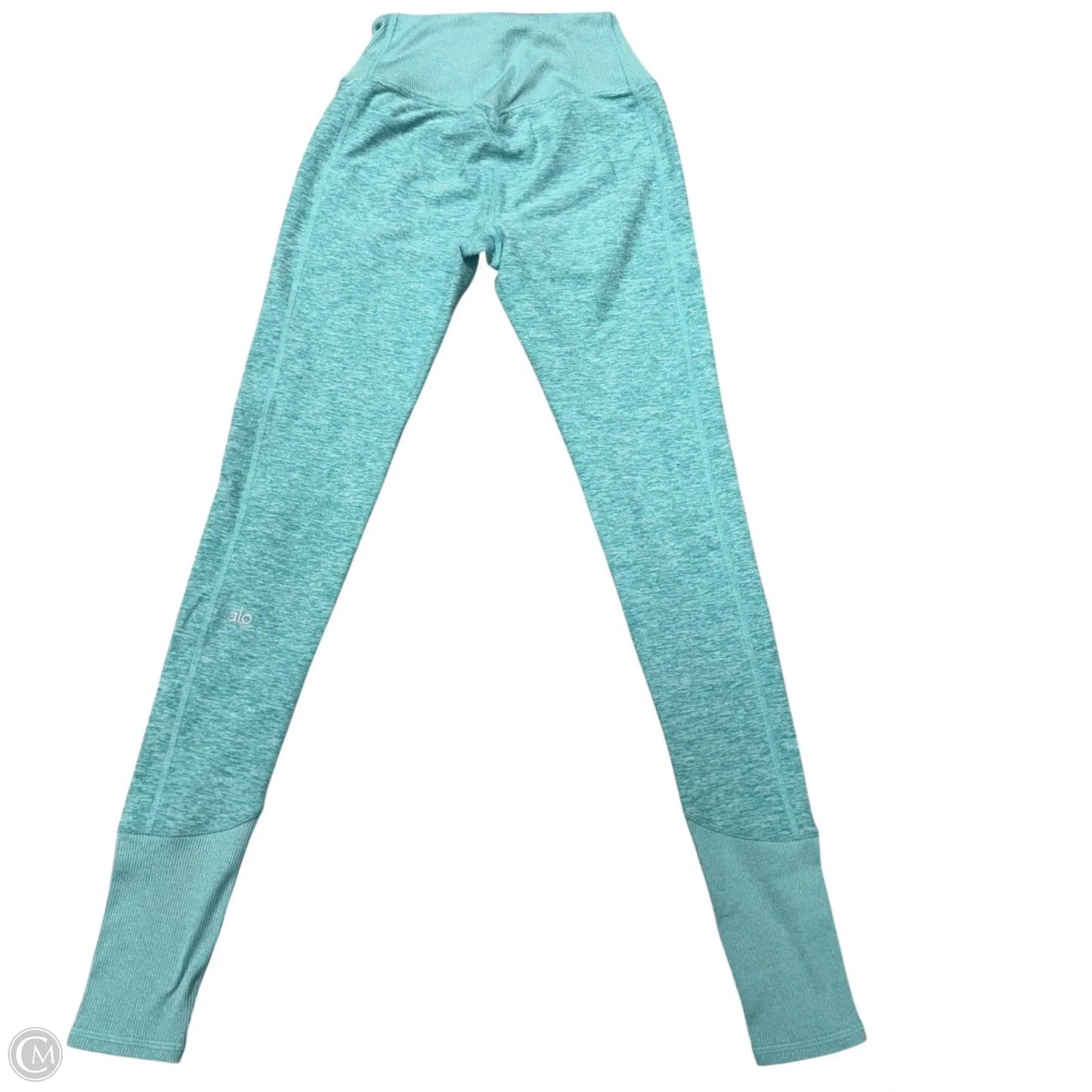 Athletic Leggings By Alo In Aqua, Size: Xs