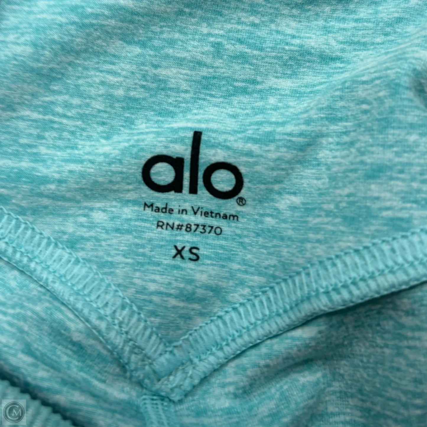 Athletic Leggings By Alo In Aqua, Size: Xs