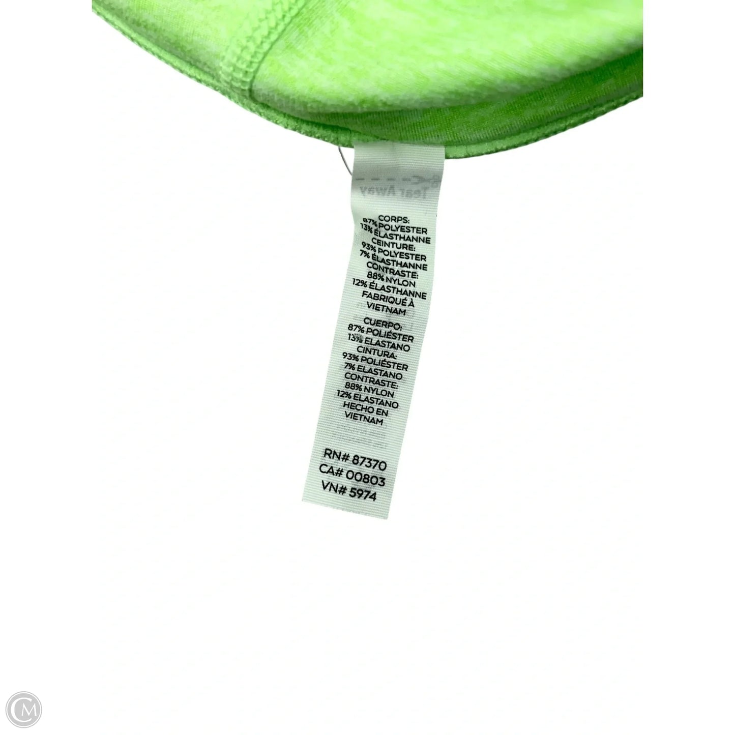 Athletic Leggings By Alo In Green & Tan, Size: Xs
