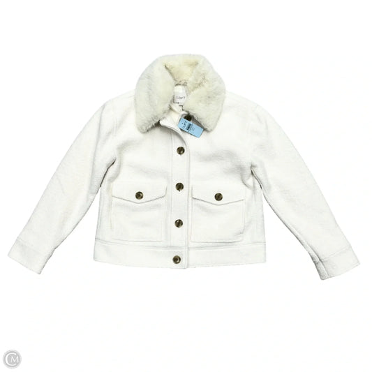 Jacket Other By Loft In Cream, Size: Xxsp