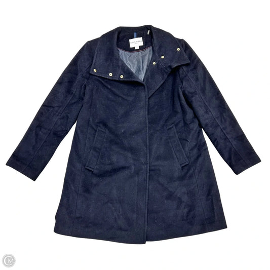 Coat Peacoat By Cole-haan In Navy, Size: L