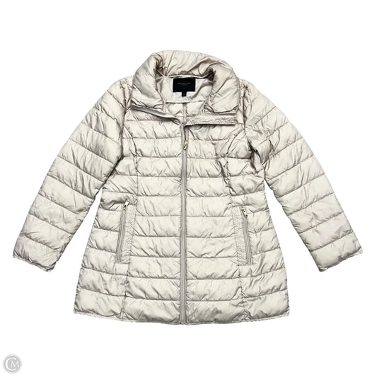 Coat Puffer & Quilted By Marc New York In Beige, Size: L