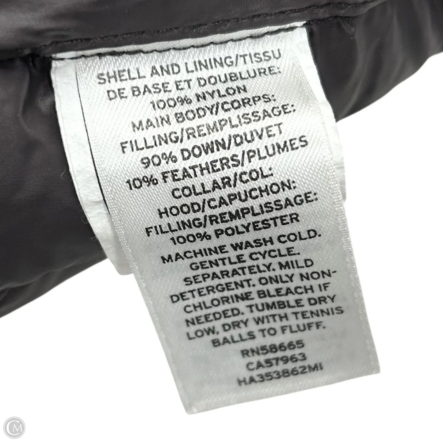Coat Puffer & Quilted By Halogen In Grey, Size: L
