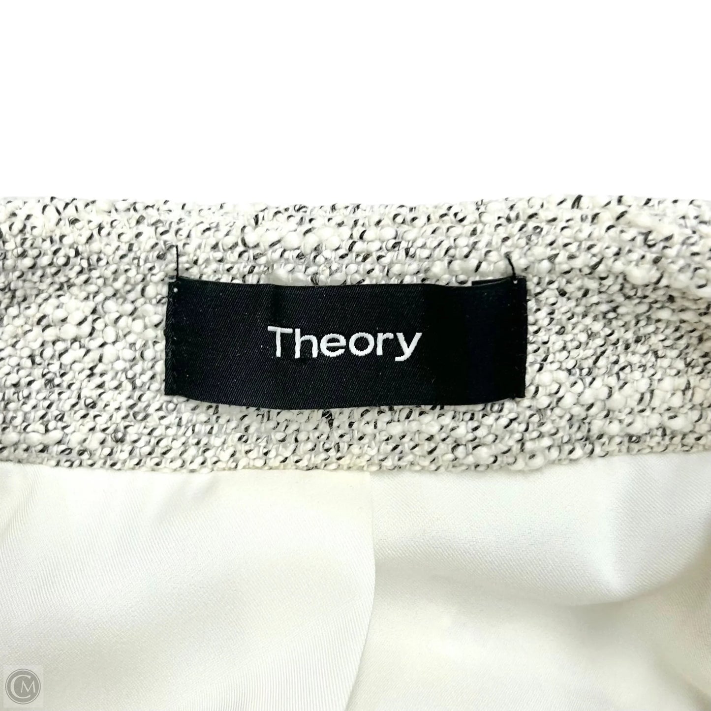 Jacket Moto By Theory In Cream, Size: L