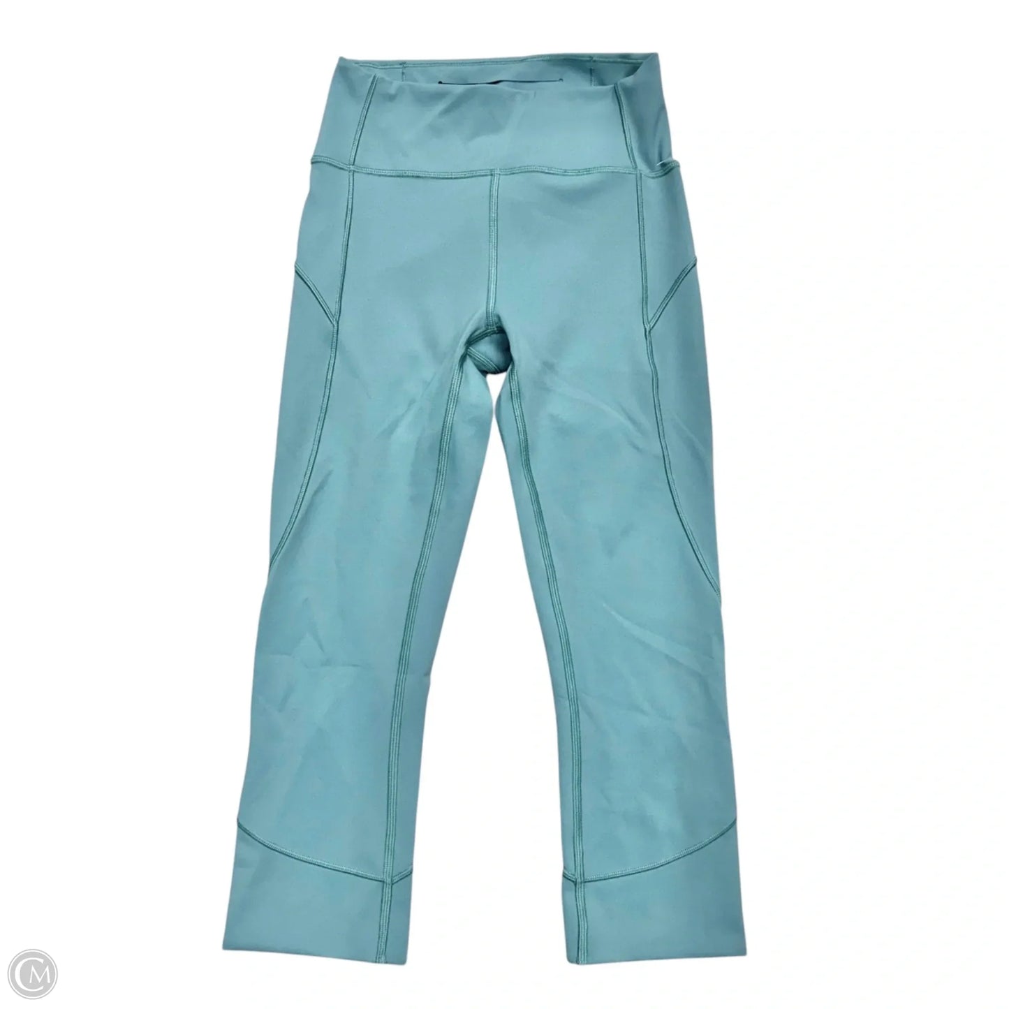Athletic Leggings Capris By Lululemon In Blue, Size: S
