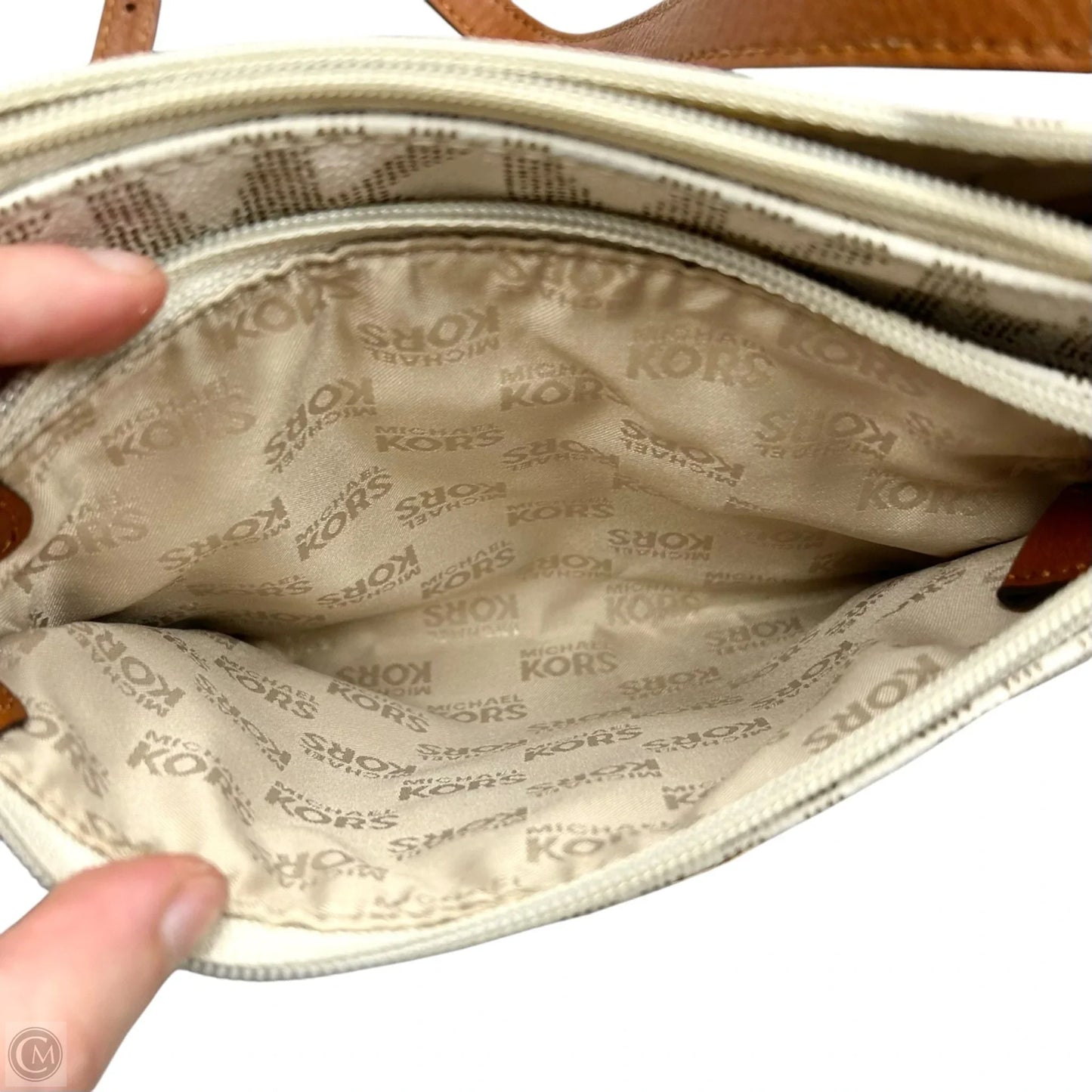 Crossbody Designer By Michael Kors, Size: Small
